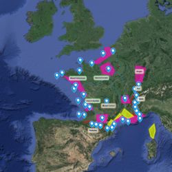 carte des contraintes physiques ou climatiques du territoire français