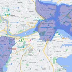 Brookline And Boston Negibhoods Map