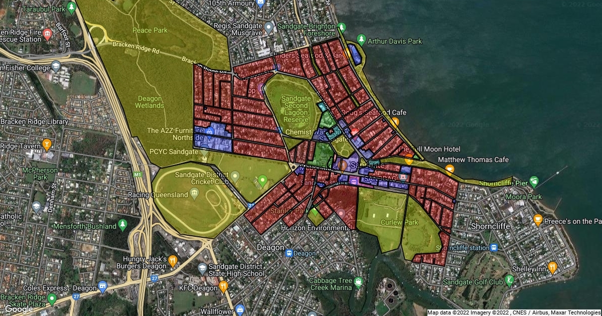 land use map sandgate 2022 Scribble Maps