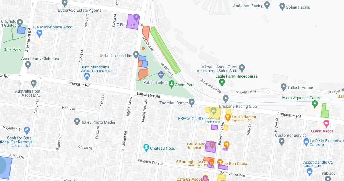 Map of Ascot Scribble Maps