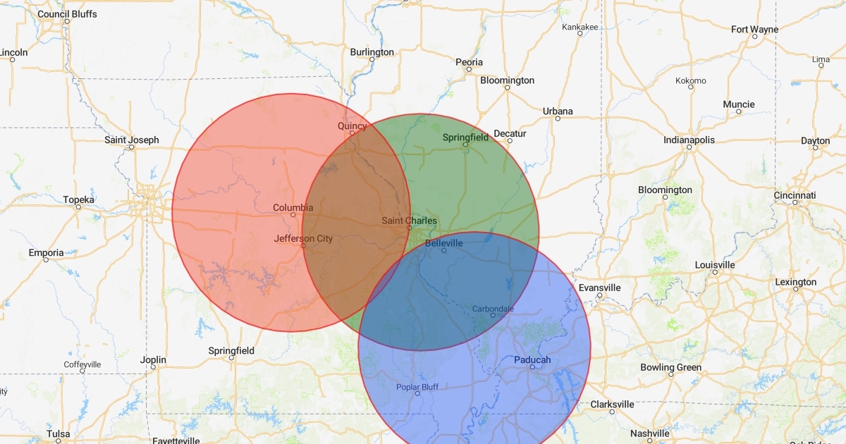 25 100 Air Mile Radius Map Maps Online For You vrogue.co
