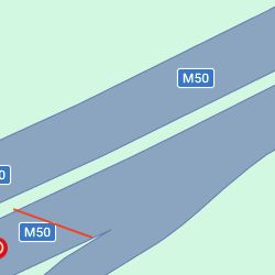 M50 WB Jct 1 FC