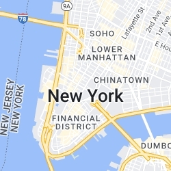 Карта New-York