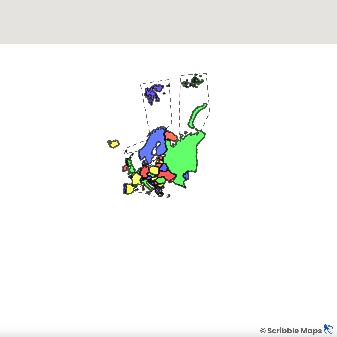 I made drew durnil's fixed europe on a real map. I'm not finished