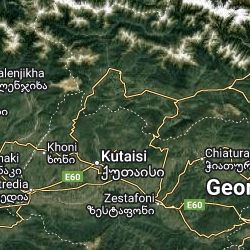 Map of Georgian controlled territories before August war