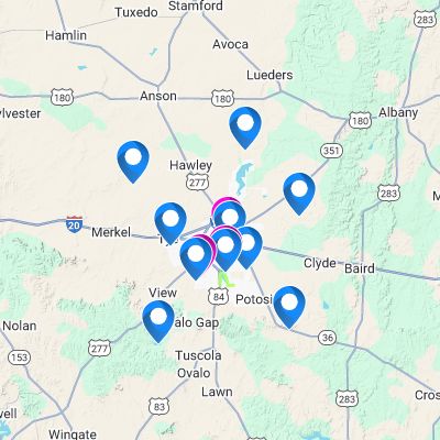 Abilene area dual sport map