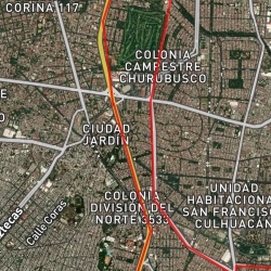 Mapa de Villa Coapa (E. Azteca)