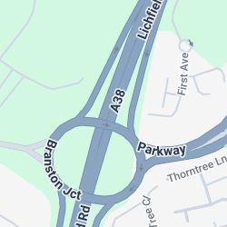 A38 SB Branston Interchange Up and Over
