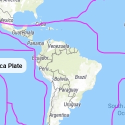 Fiona's tectonic plate map