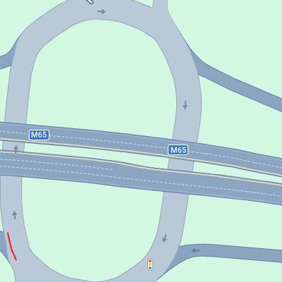 M65 WB Jct 4 Entry Slip FC