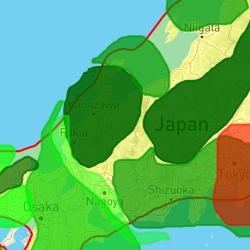 Japn map
