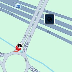 A421 M1 Jct 13 NB Overbridge FC