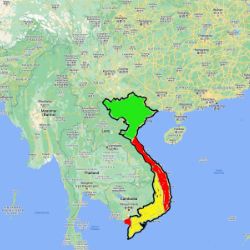 Vietnam Climate Map