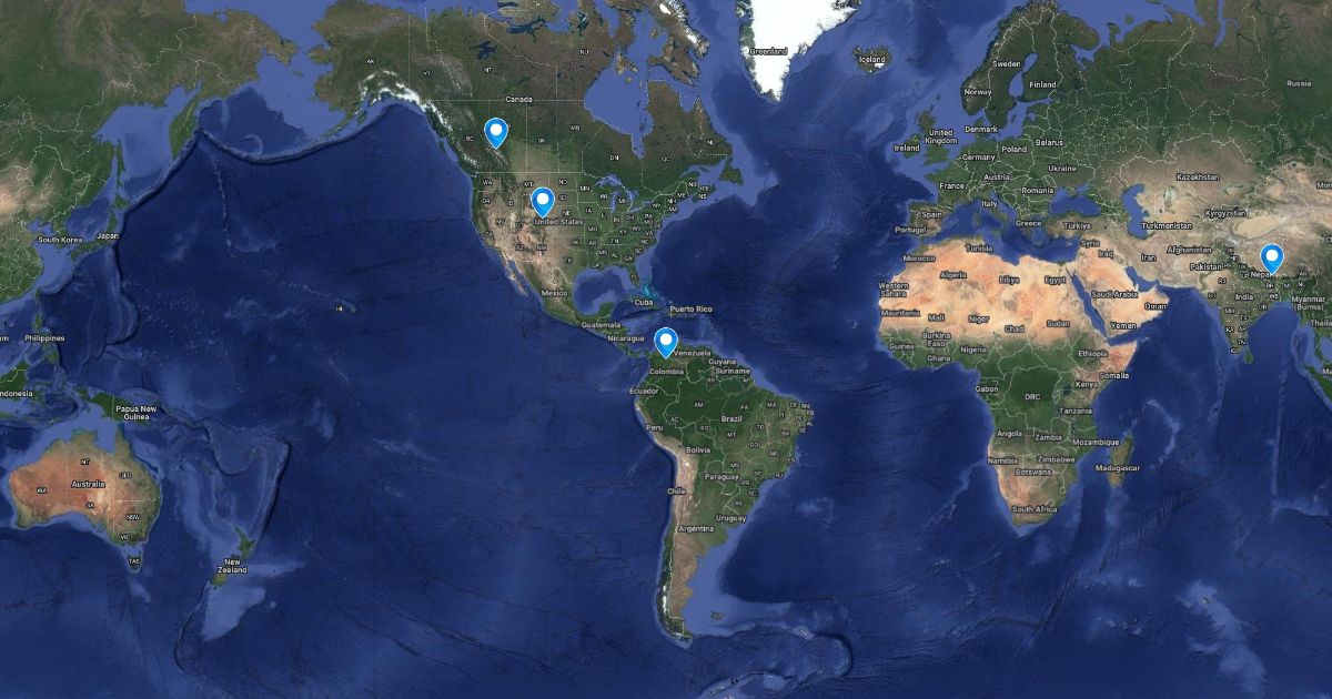 Tectonic Plates Map Scribble Maps