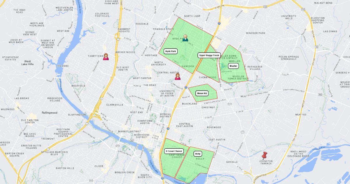 Austin Neighborhoods : Scribble Maps