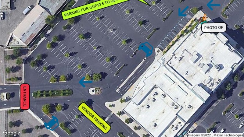 Red Ribbon Drive Thru Map : Scribble Maps