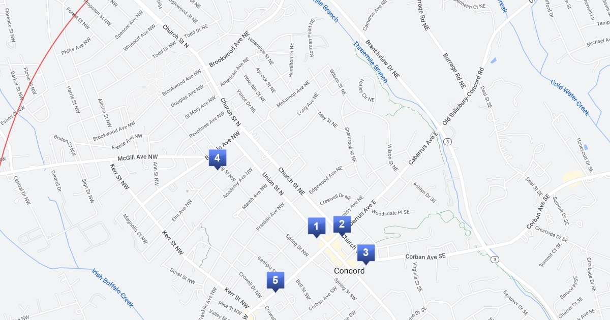 Concord Area Map Scribble Maps