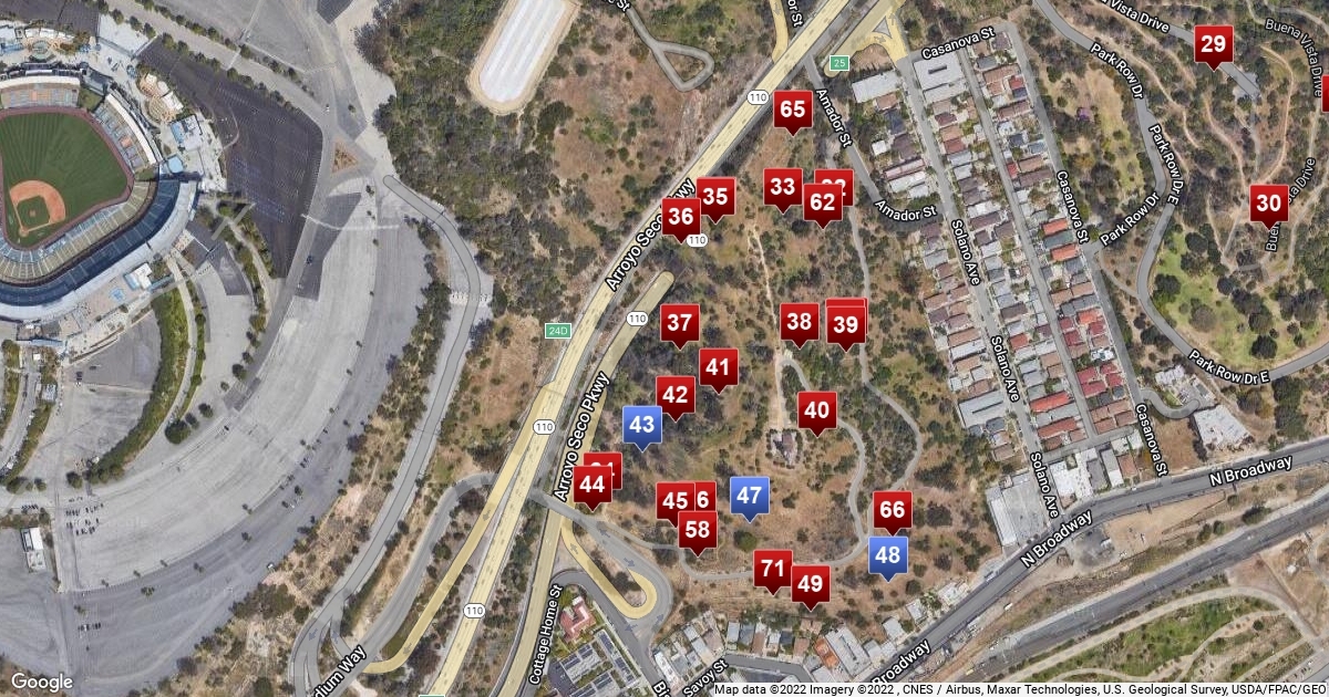 Elysian Park encampments Scribble Maps