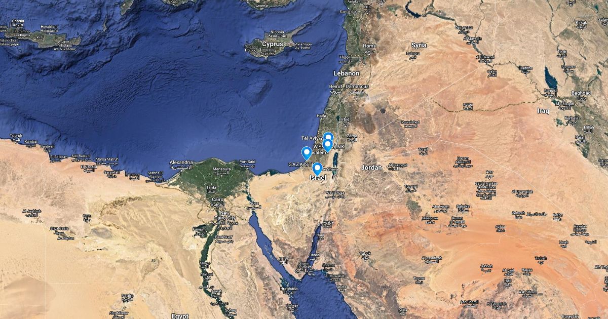Creation Of Israel Scribble Maps