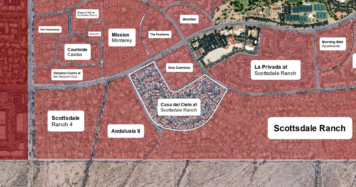 Casa del Cielo at Scottsdale Ranch MAP Scribble Maps
