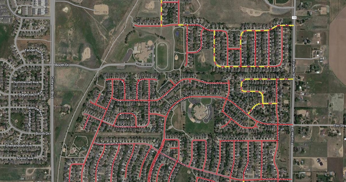 Chip Seal/Edge Mill & Overlay Scribble Maps