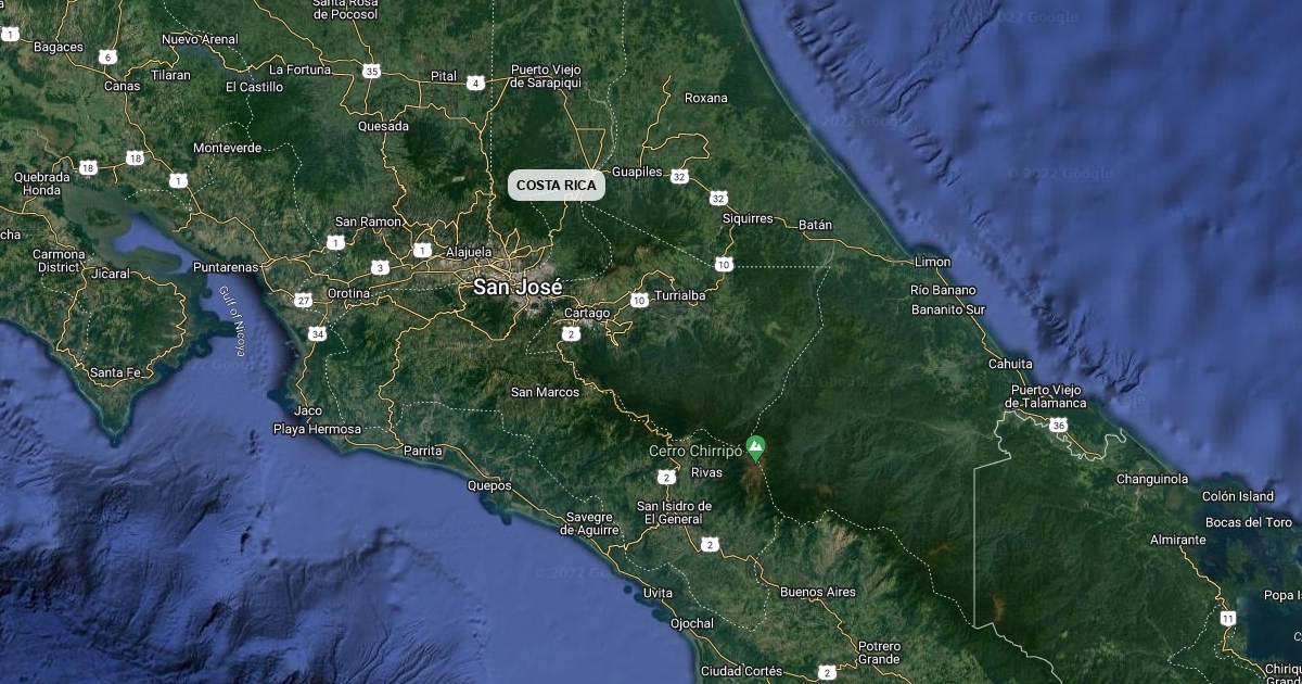 Costa Rica Map : Scribble Maps