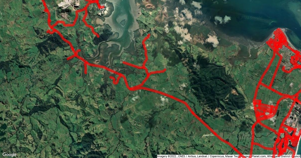 Printable Whangarei City Street Map Free Printable Templates
