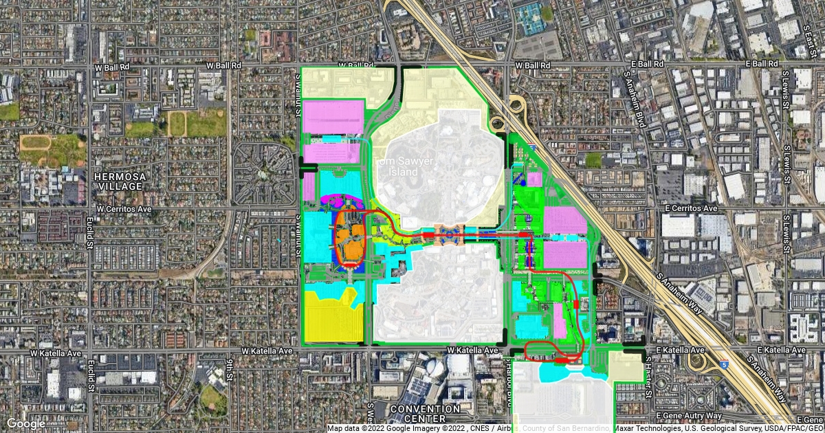 Disneyland Resort : Scribble Maps