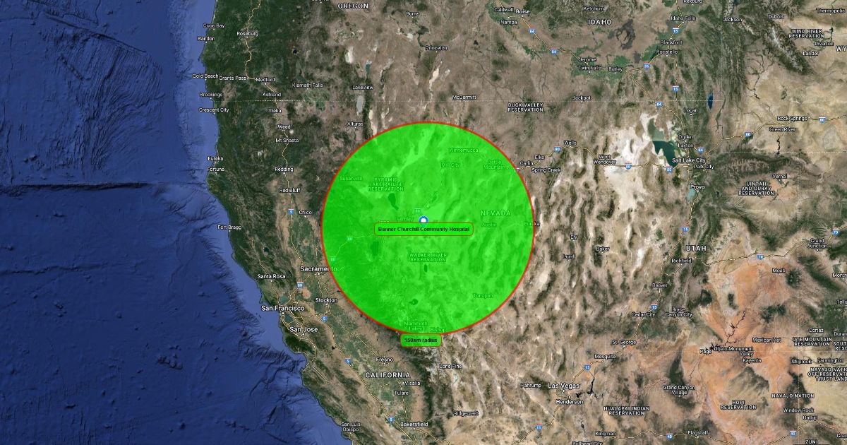 Fallon Base Radius : Scribble Maps