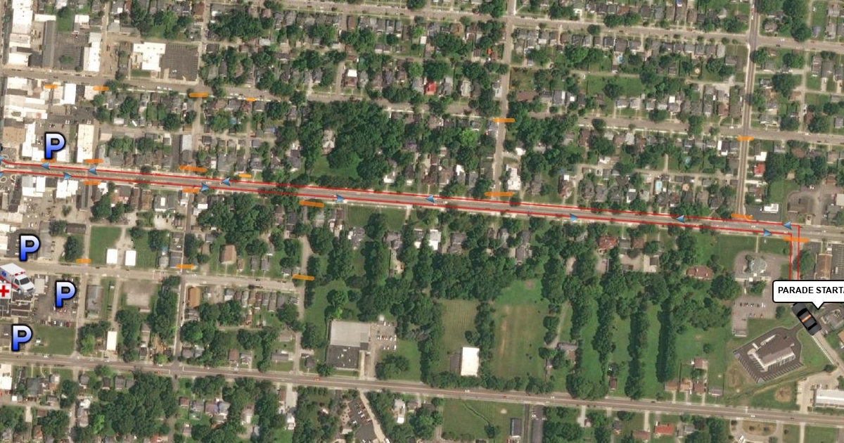 Horse Parade Scribble Maps