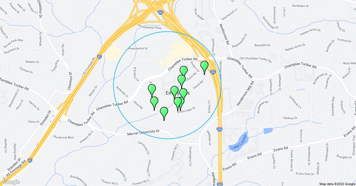 Embry Hills Yard Sale Scribble Maps