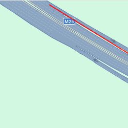 M25 CW Jct 27 Exit Slip FC