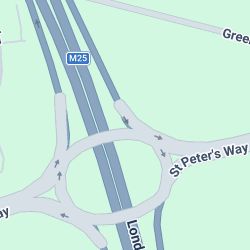 M25 ACW Jct 11 Up and Over