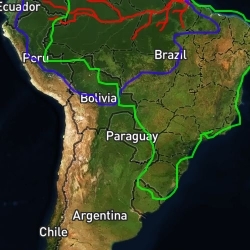 Phoebe's Brazil Map!! Xxx ;)