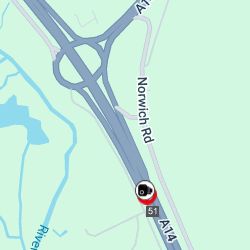A14 WB Jct 51 Up and Over