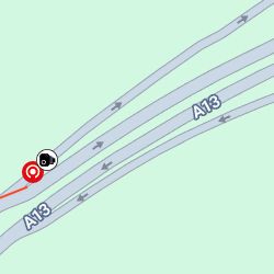 A13 EB Jct 30 Exit FC