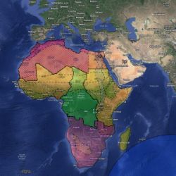 African Regions Map