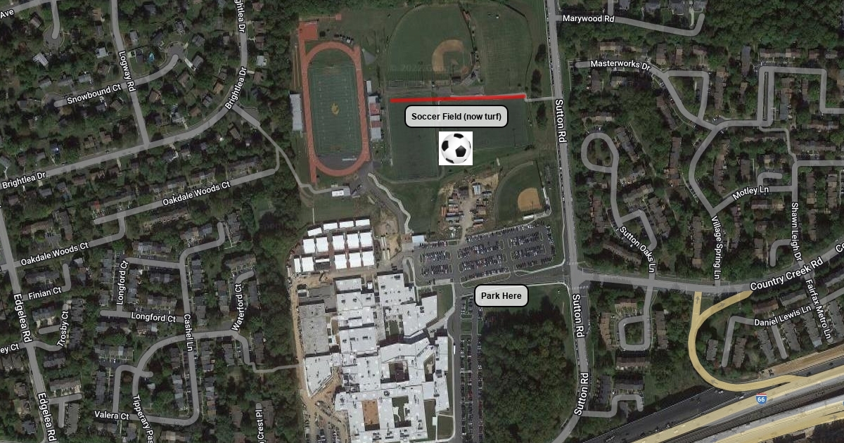Soccer Field at Oakton HS Scribble Maps