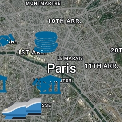 map de paris de Robin