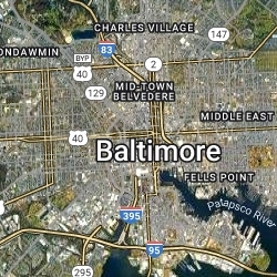 Baltimore sports locations