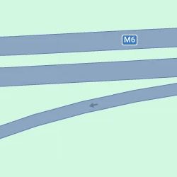 M6 NB Jct 2 Exit FC