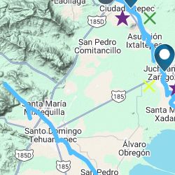Mapa demográfico de Municipios del Istmo de Tehuantepec
