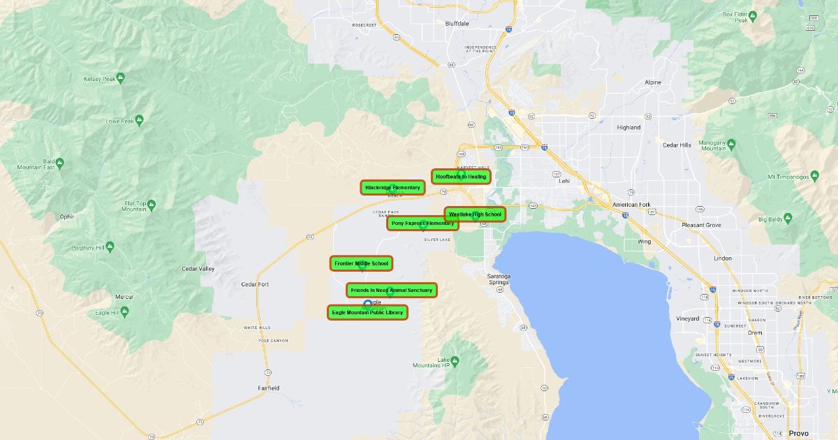 Map Of Eagle Mountain