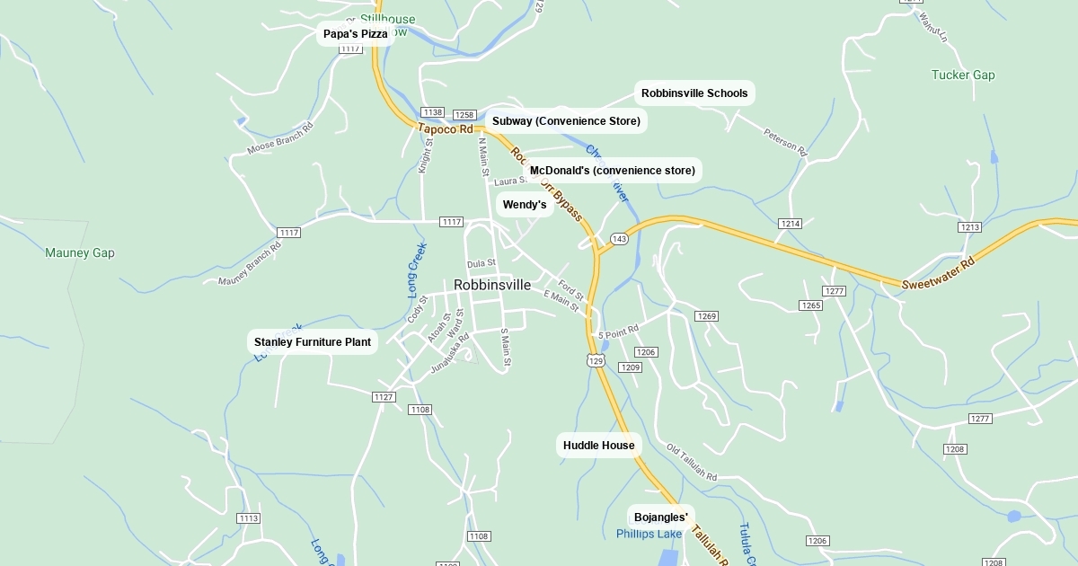 Robbinsville Bo Map Scribble Maps