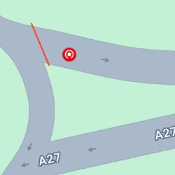 A27 EB Ashcombe Rbt FC