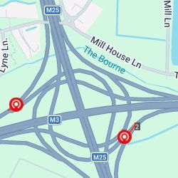 M3 NB/SB- M25 CW Links FC