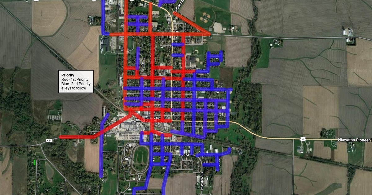 Snow plow Scribble Maps