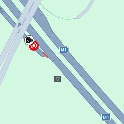 M1 NB Jct 12 Exit FC