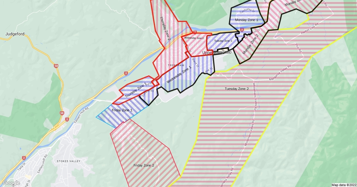 Upper Hutt Recycling Scribble Maps