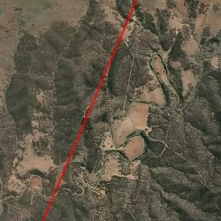 Approximate turbine location